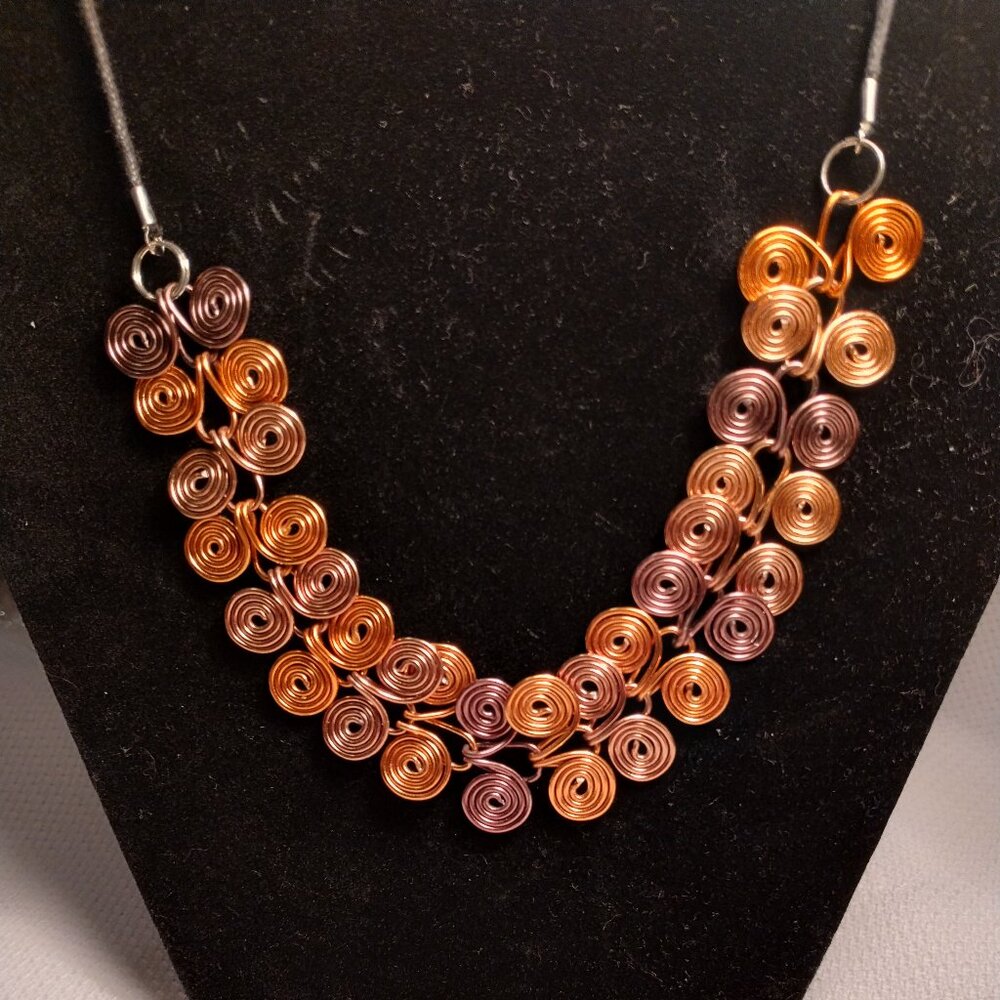 Handcrafted Egyptian necklace copper